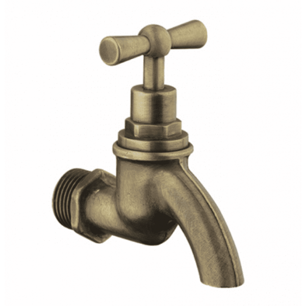 Rubinetto antico in ottone da 1/2 a Vitone - MCB