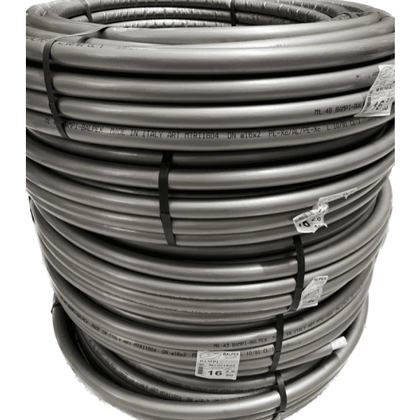 Tubo Multistrato Rivestito Balpex 16x2 Pe-xc Rotolo da 50 Metri - Bampi