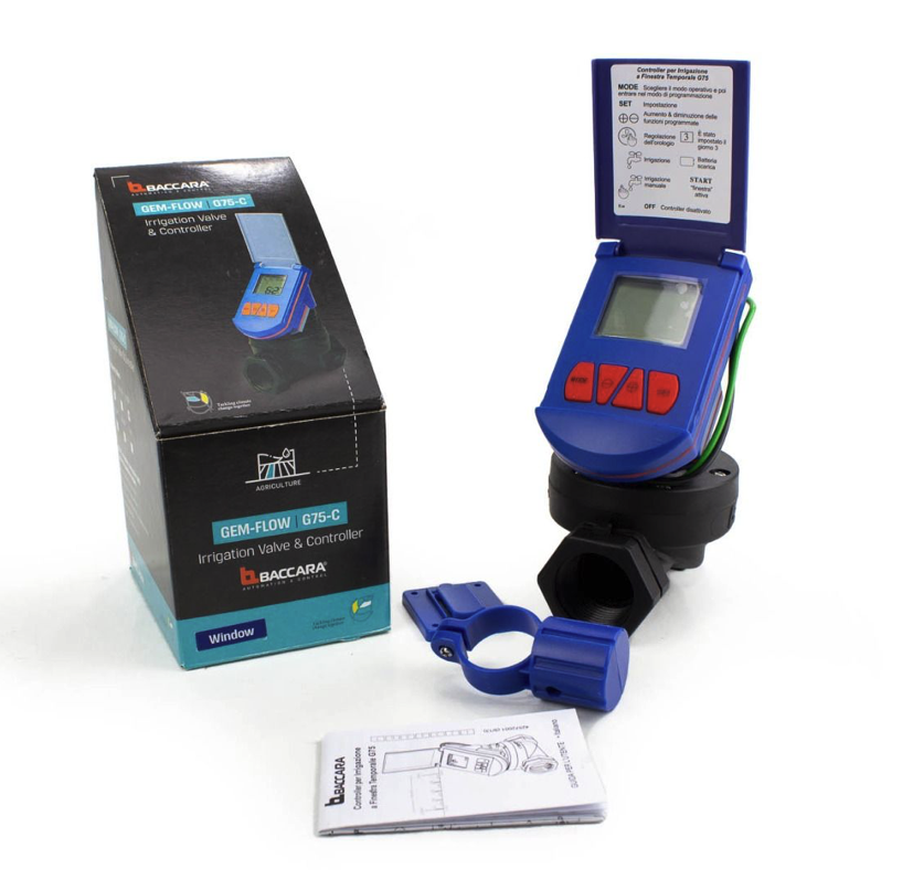 Elettrovalvola programmatore a batteria G75 C Window da 1" Femmina - Baccara - immagine 2