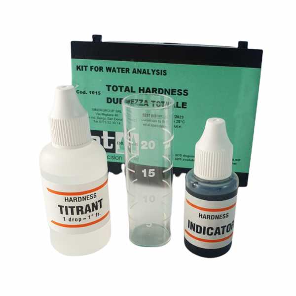 Kit analisi durezza totale dell' acqua IPT Titrant