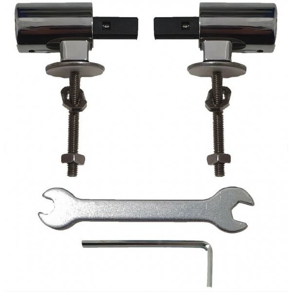 Kit cerniera Soft Close fissa per copriwater termoindurente