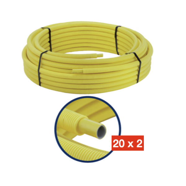 Tubo multistrato GAS rivestito 20 x 2 (Vendita al metro)