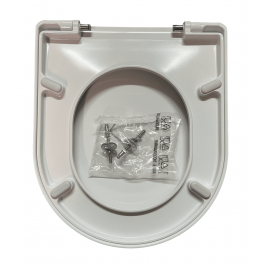 Copriwater wc Althea mod. Cover originale termoindurente cern. inox