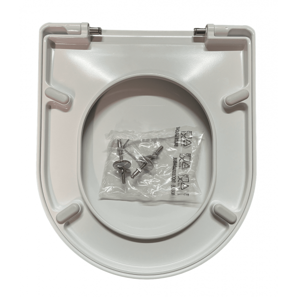 Copriwater wc Althea mod. Cover originale termoindurente cern. inox