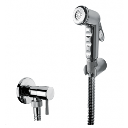 Kit Doccetta Shut Off Idroscopino con Rubinetto Flessibile e Supporto - Damast