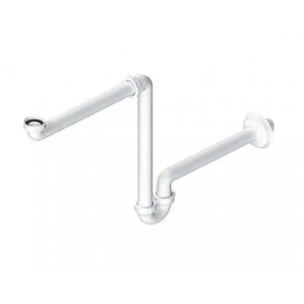 Sifone salvaspazio per lavabo 11/4" X 32 Autopulente in ABS Bianco - LB PLAST