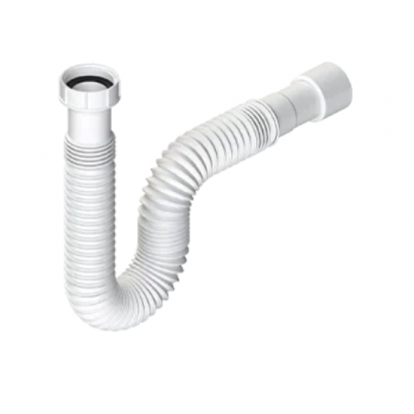 Tubo Sifone Flessibile Estensibile da 11/4" Uscita 32/40