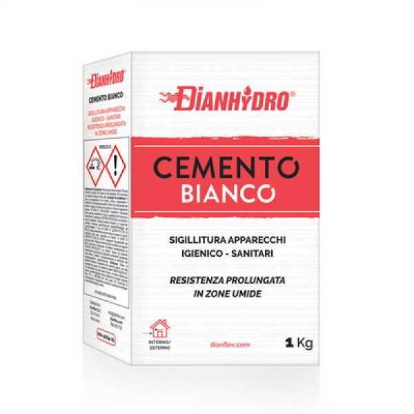 Cemento bianco 1 Kg - IDROTERMSTORE