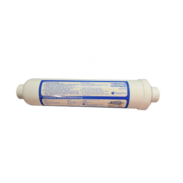 Cartuccia Sedimenti Post Inline 2x10" D.50 Riduzione sabbia sporco per Oasis