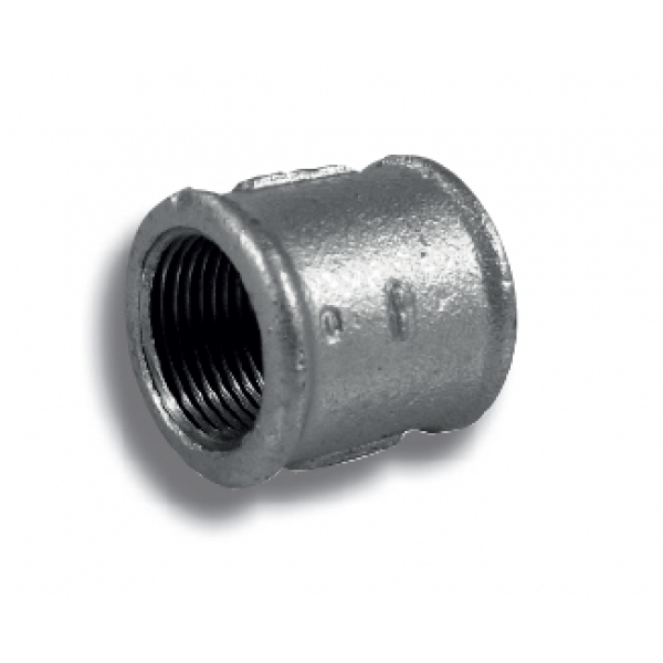 270 Manicotto FF Zincato Ghisa - BRAND FITTINGS