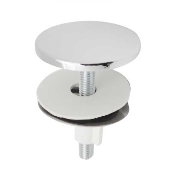 Tappo copriforo in ottone crom. per Lavabo e Bidet tipo pesante