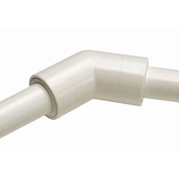 Curva 45° da 20mm per tubo rigido scarico condensa - Niccons