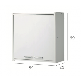 Pensile in Pvc bianco cm 60 - Cr Italy