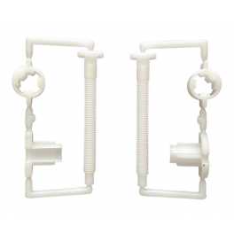 Kit di Fissaggio cerniera per sedile wc polipropilene Atlantic, Boxer, K2, Z3, Baby