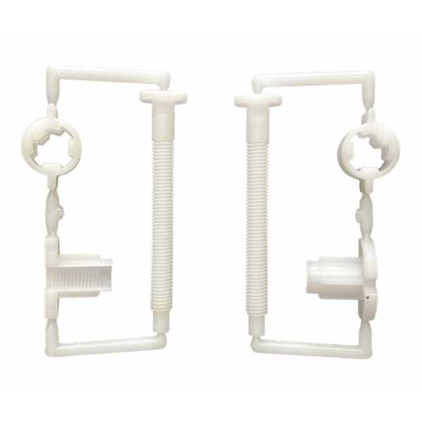Kit di Fissaggio cerniera per sedile wc polipropilene Atlantic, Boxer, K2, Z3, Baby