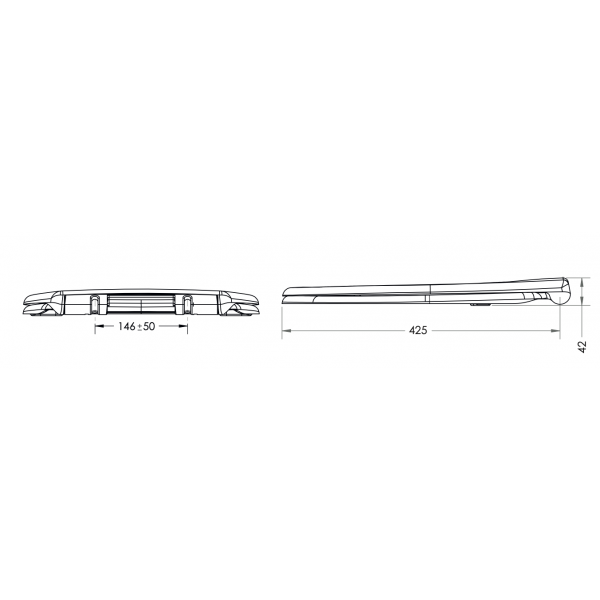 SEDILE PER WC SOFT CLOSE UNIVERSALE TERMOINDURENTE BIANCO - EVEREST - immagine 4