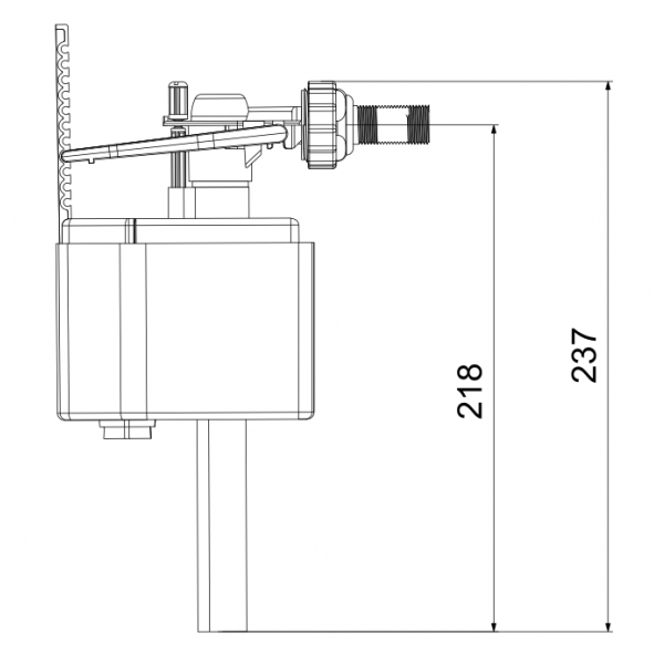 Rubinetto Galleggiante X Cassetta Wc Rambo Universale - CR - immagine 2