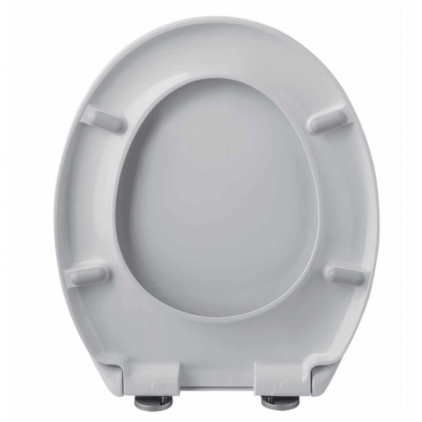 SEDILE PER WC SOFT CLOSE UNIVERSALE TERMOINDURENTE BIANCO - EVEREST - immagine 2