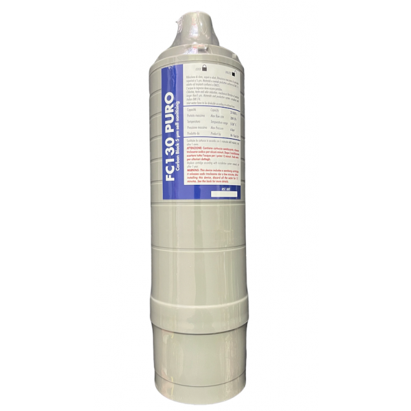 Fc130 Puro Filtro Acqua Carbon Block auto Sanificante Attacco Rapido Osmosi Inversa