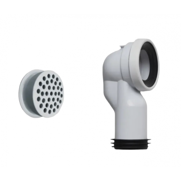 Curva tecnica + Riduttore di flusso per wc Althea rimless