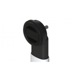 Kit Troppo Pieno tondo per piletta Basket Antracite cod. 17154 - Lb Plast