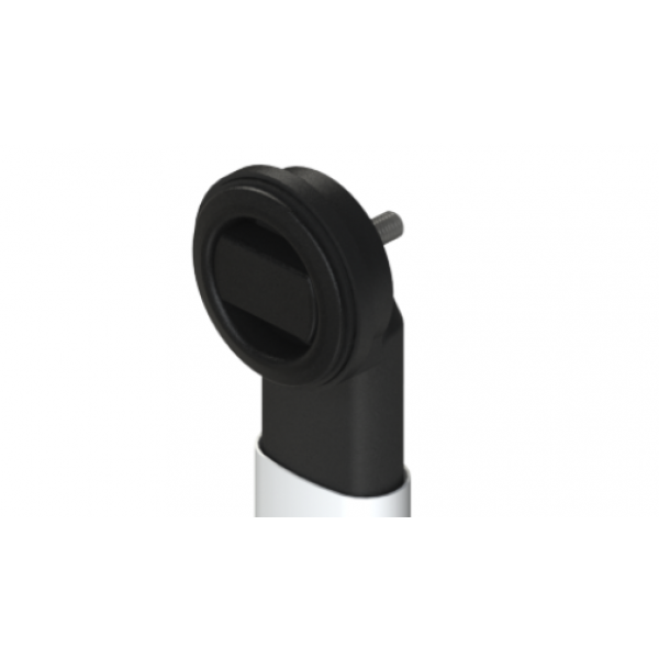 Kit Troppo Pieno tondo per piletta Basket Antracite cod. 17154 - Lb Plast