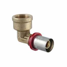 Gomito F 26 x 3/4 Multistrato a Pressare - NTM