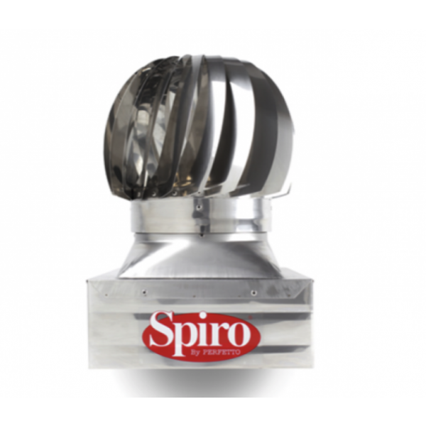 Comignolo quadrato 32 x 32 cm zincato originale Spiro