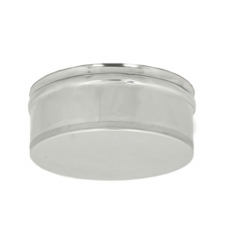Tappo cieco da 80 monoparete in Acciaio Inox