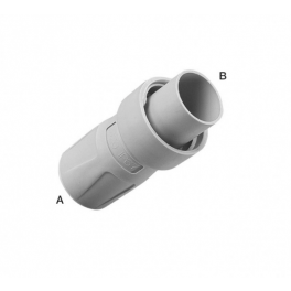 Raccordo per tubo tra spiralato e rigido condensa da 20mm - Niccons