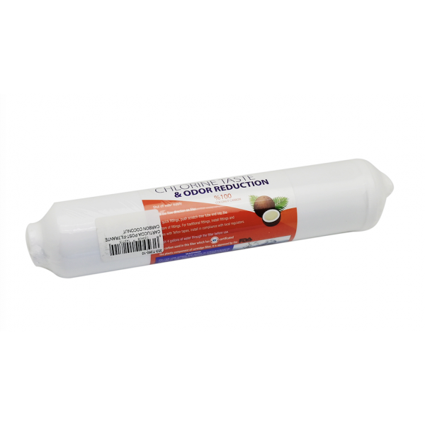 Cartuccia post - filtrante carbon coconut per depuratore ad osmosi inversa