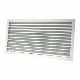 Griglia di aerazione aria rettangolare in alluminio 33 X 18 con incasso