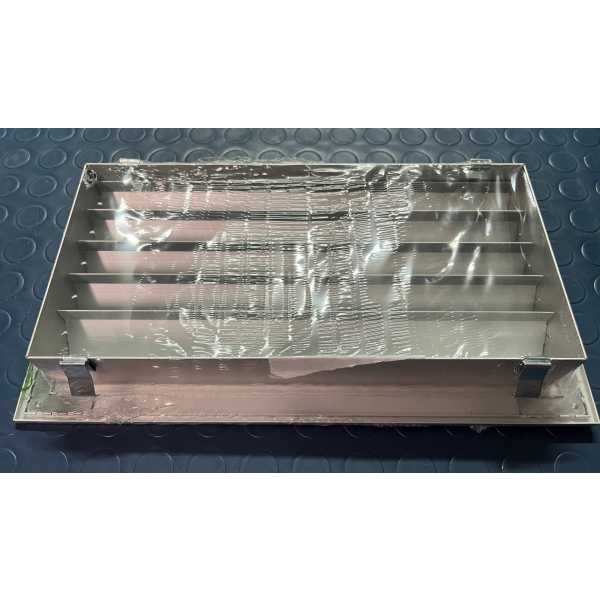 Griglia di aerazione aria rettangolare in alluminio 33 X 18 con incasso - immagine 3