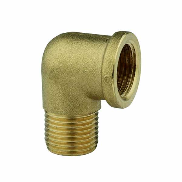 Gomito a 90° MF in ottone giallo (Varie Misure)