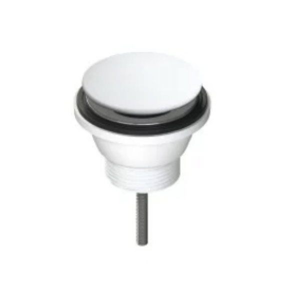 Piletta Scarico Click Clack bianco 11/4" UNIVERSALE per Lavabo e Bidet