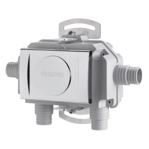 New Valvola A Sfera 3/4 Da Incasso Per Gas Con Box e Portina Cromata - FIV