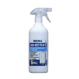 Detergente pulitore Anticalcare per sanitari Rubinetti Box Doccia Sani-net Film 750 ml - Sigill