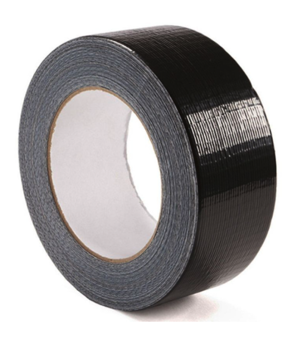 Nastro americano multiuso extra forte nero 25 mt x 50mm