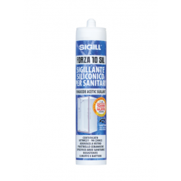 Silicone sigillante per sanitari Trasparente Forza 10 Sil, altissima qualità universale - Sigill