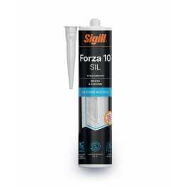 Silicone sigillante per sanitari Trasparente Forza 10 Sil, altissima qualità universale - Sigill