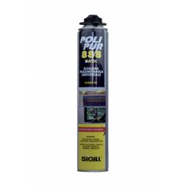 Schiuma poliuretanica per pistola polipur 888 professionale, bombola da 750 ml - Sigill