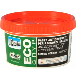 Barattolo Pasta verde per sigillatura di raccordi e filetti per acqua e gas 400 gr - Facot
