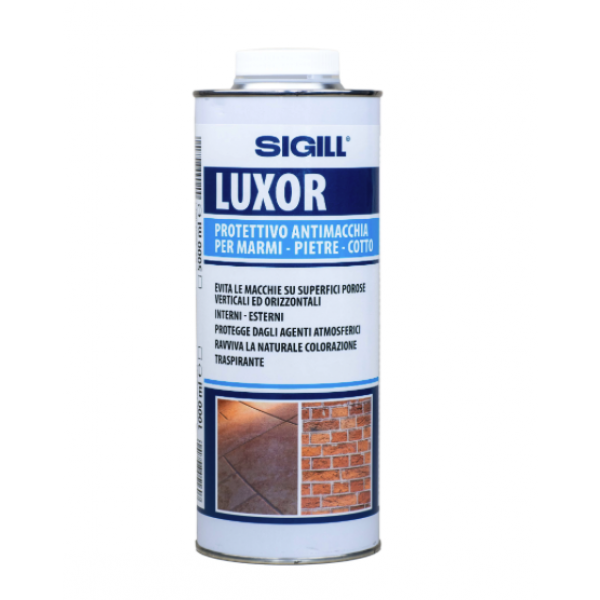 Protettivo idrorepellente antimacchia per marmi pietre cotto da 1 Litro Luxor - Sigill