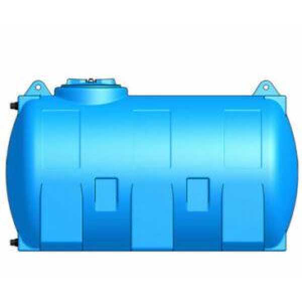 Serbatoio per Acqua Potabile Polietilene Blu Litri 1000 Orizzontale Modello Cho - ELBI