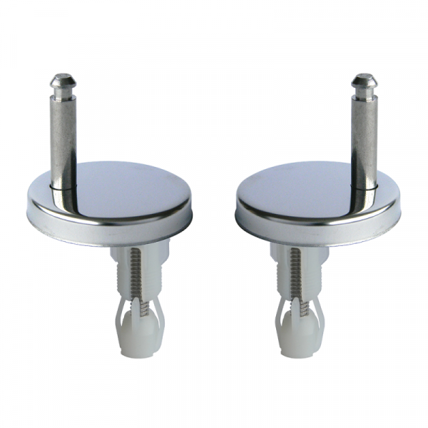 Coppia Base Cerniere in acciaio sgancaibili per Copriwater soft close