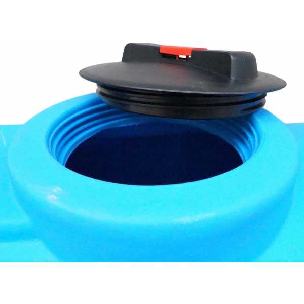 Serbatoio per Acqua Potabile Polietilene Blu Litri 1000 Orizzontale Modello Cho - ELBI - immagine 3