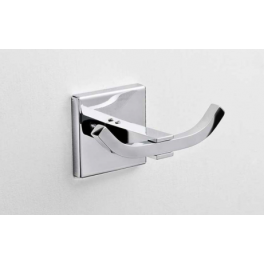 Appendino porta accappatoio Doppio da bagno modello Plano - CQUBO