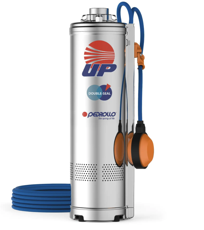 Elettropompa Sommersa per pozzo con galleggiante UPm 4/5 GE Hp 1,5 - Pedrollo