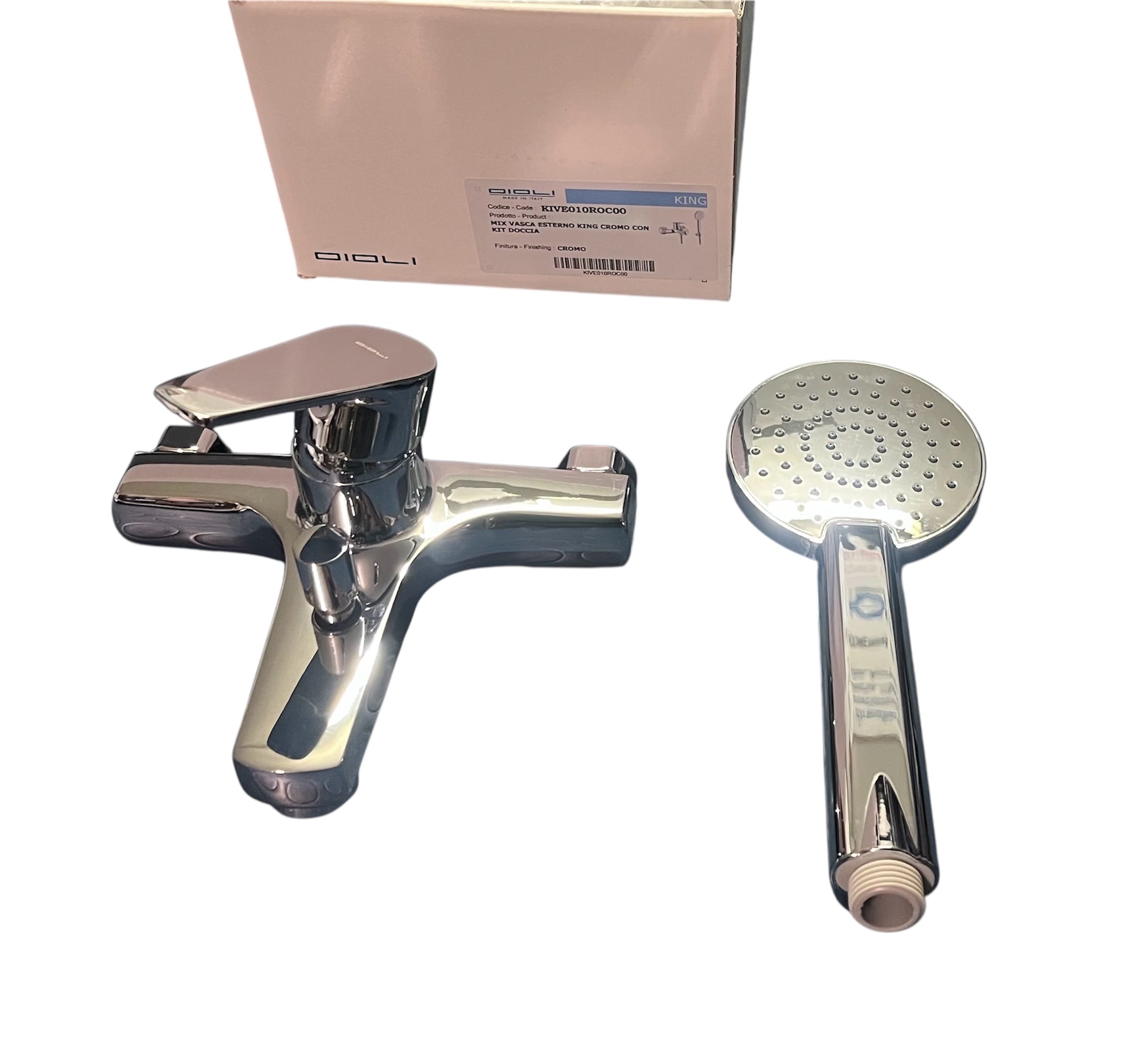 Miscelatore Vasca Serie KING con Accessori - OIOLI RUBINETTERIE