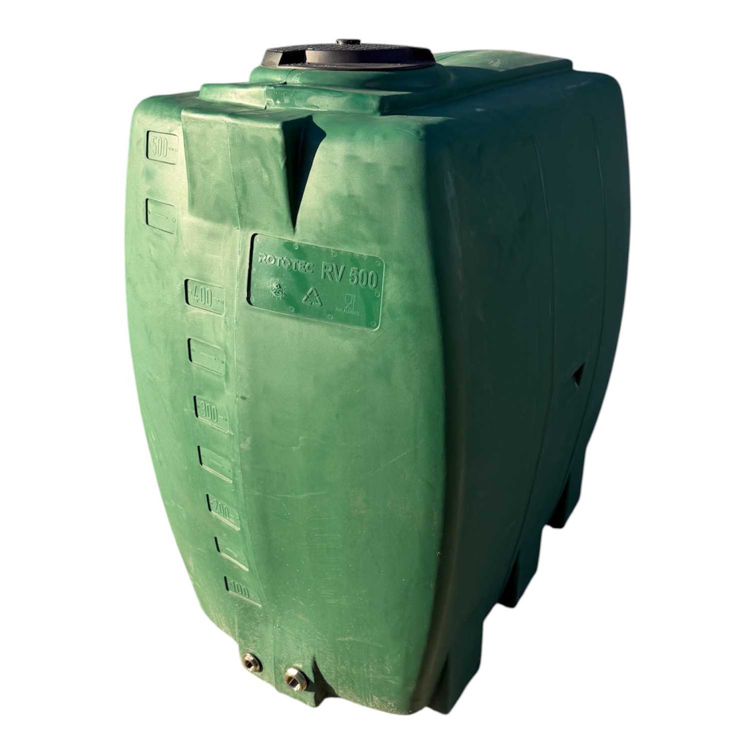 Serbatoio per Acqua Potabile Colore Verde Litri 500 Parallelepipedo - Rototec - immagine 3